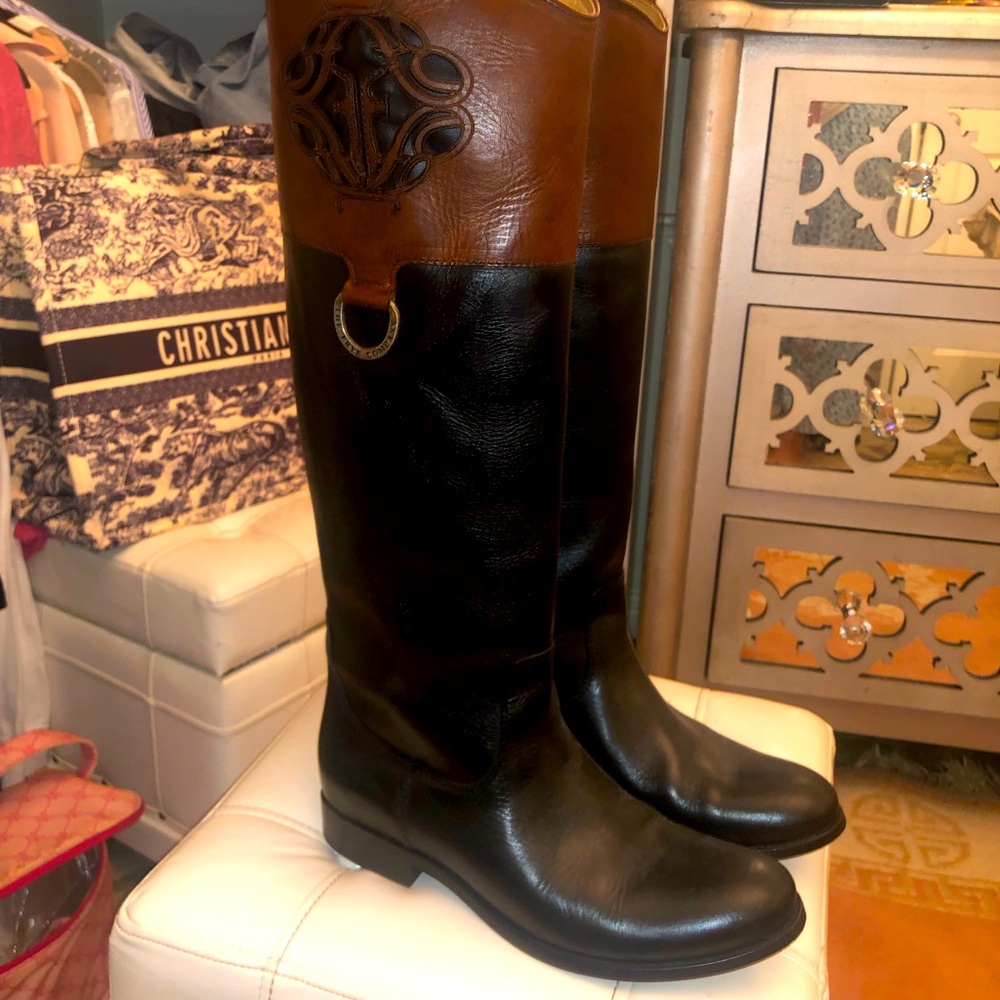 Brand New Frye Melissa Knee hi boots. All leather.